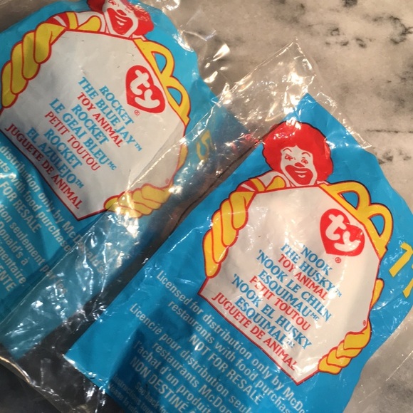 McDonald’s Teenie Babies, Rocket & Nook. 2 items - Picture 2 of 4